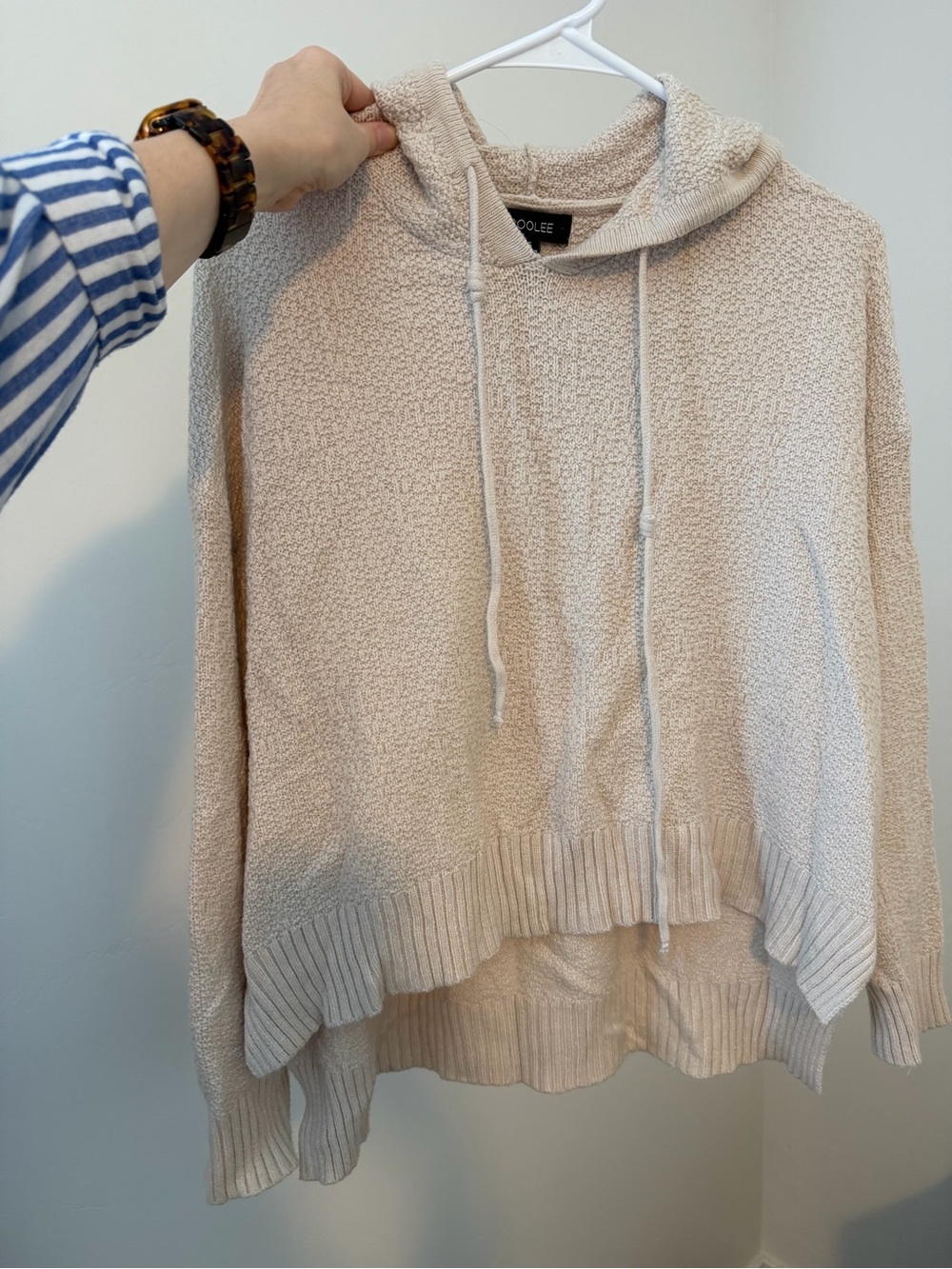 Cozy Cream Hooded Pullover Sweater